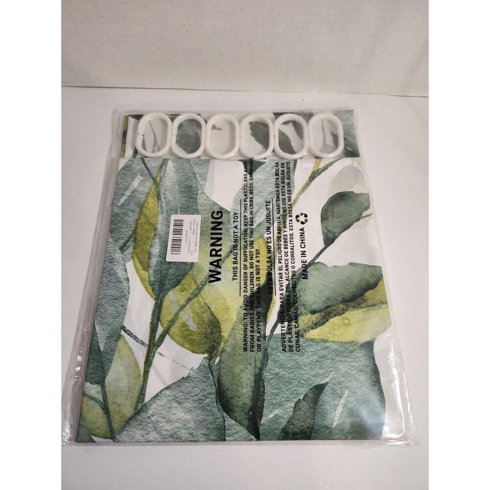 Shower Curtain With Hooks